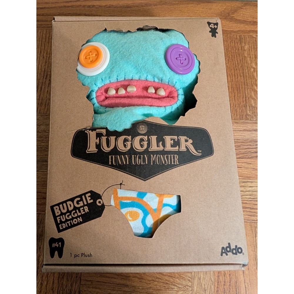Fuggler Ugly Monster‎ Budgie Edition 9" Gaptooth Mc Goo Mint Plush #41